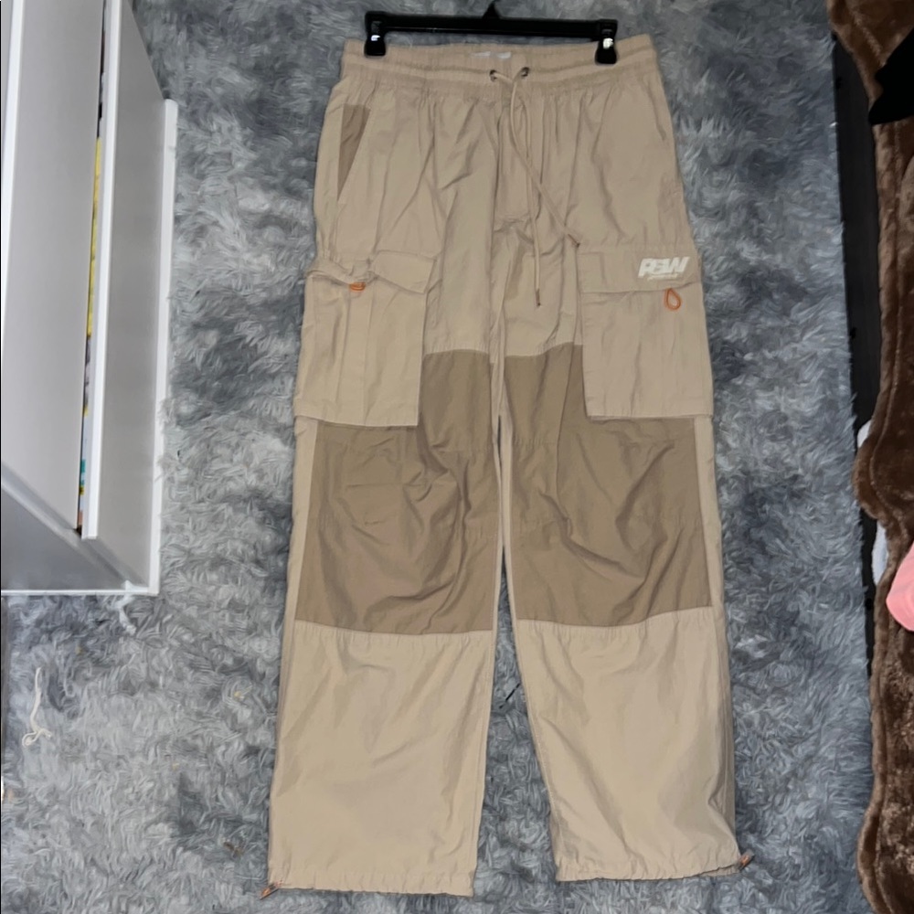 Men's Pacsun Baggy Beige Cargo Pants
